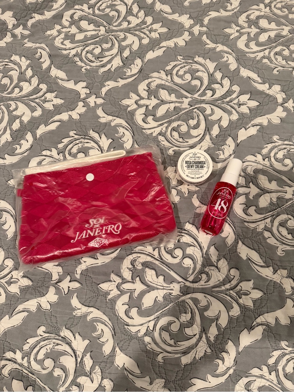 Sol de Janeiro Bright Pink Travel Wristlet Fragrance Mist & Cream